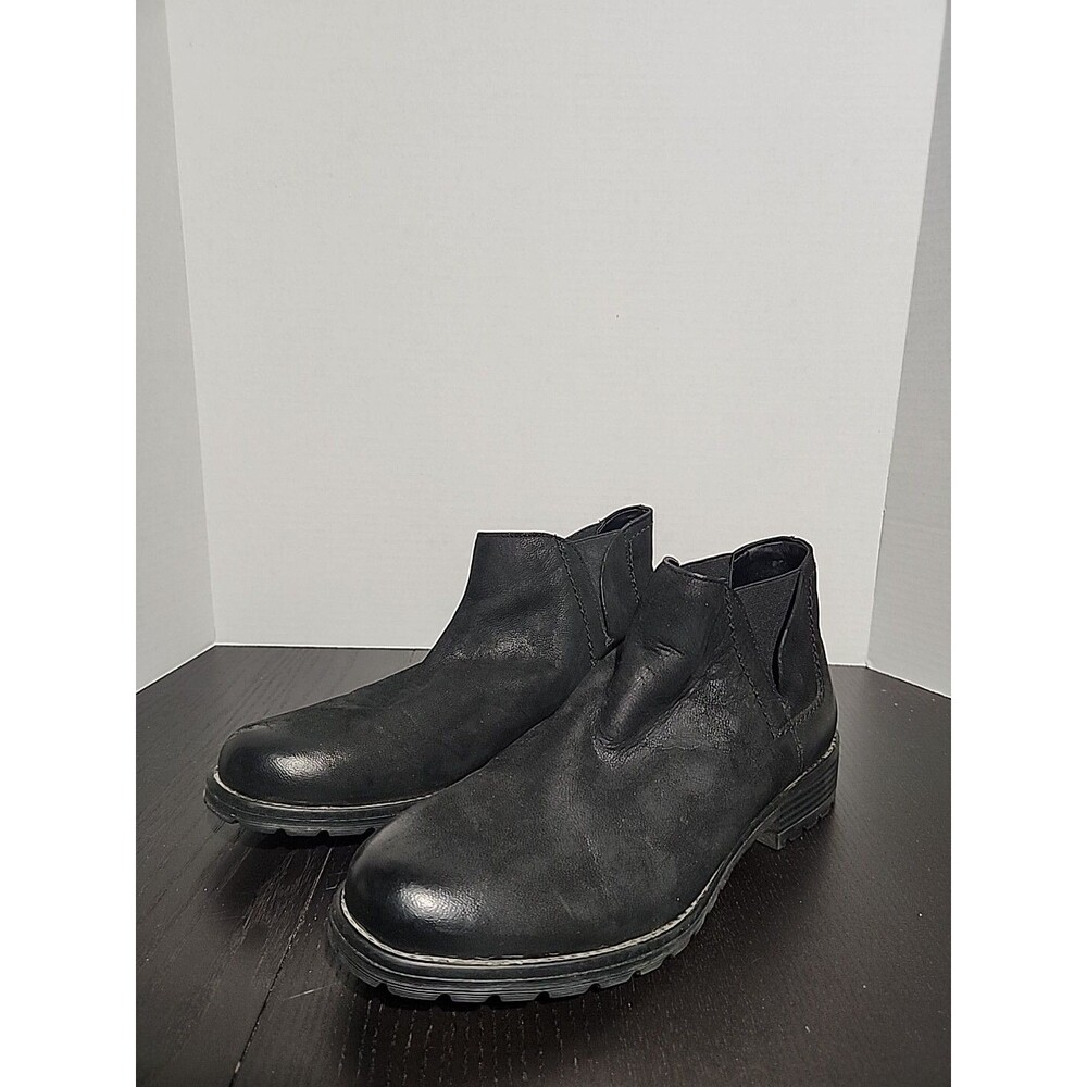 Clarks Clarkwell Black Leather Women Demi Boots Size 10